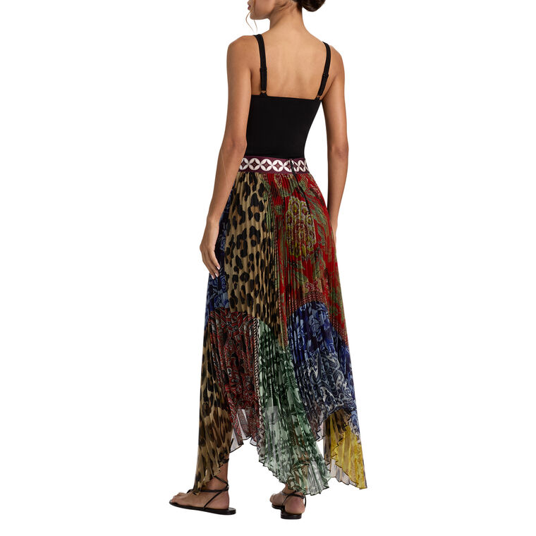 Katz Handkerchief Hem Midi Skirt image number null