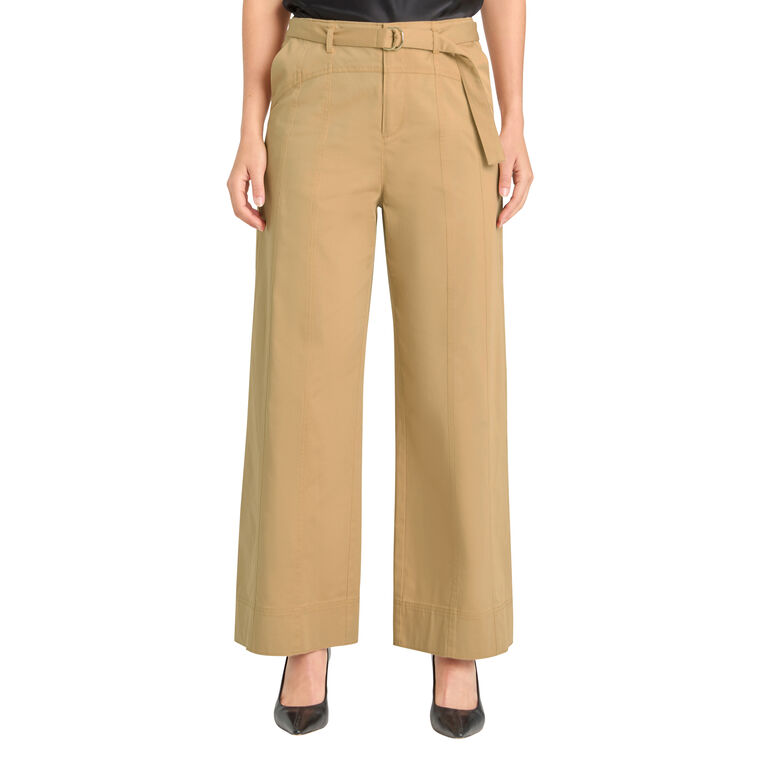 Elliott Belted Wide-Leg Pant image number null