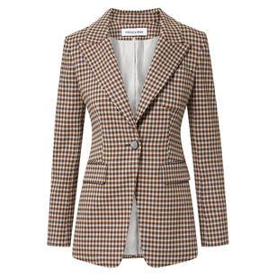 Livvy Houndstooth Dickey Jacket