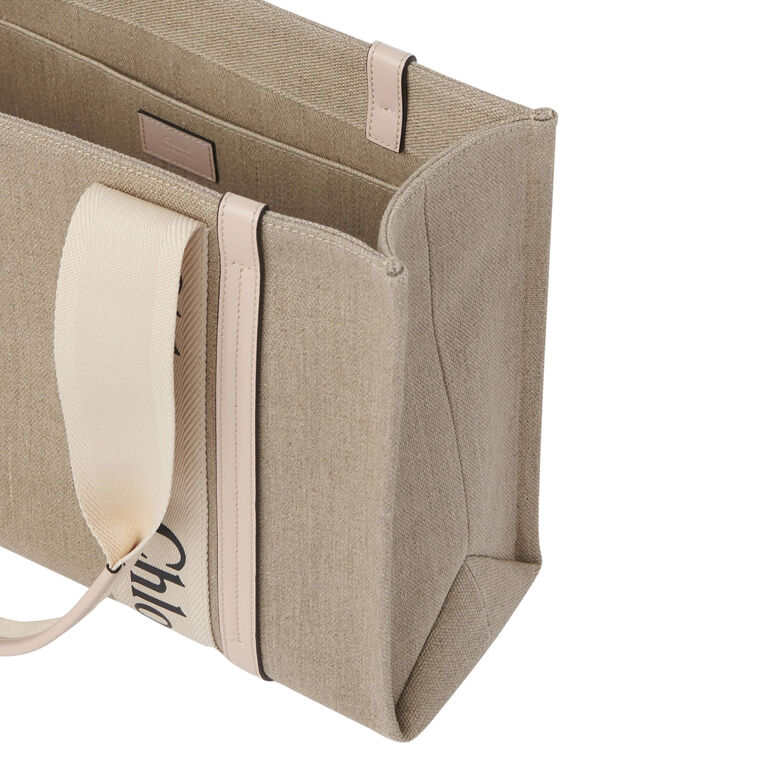 Woody Tote Bag in Linen image number null