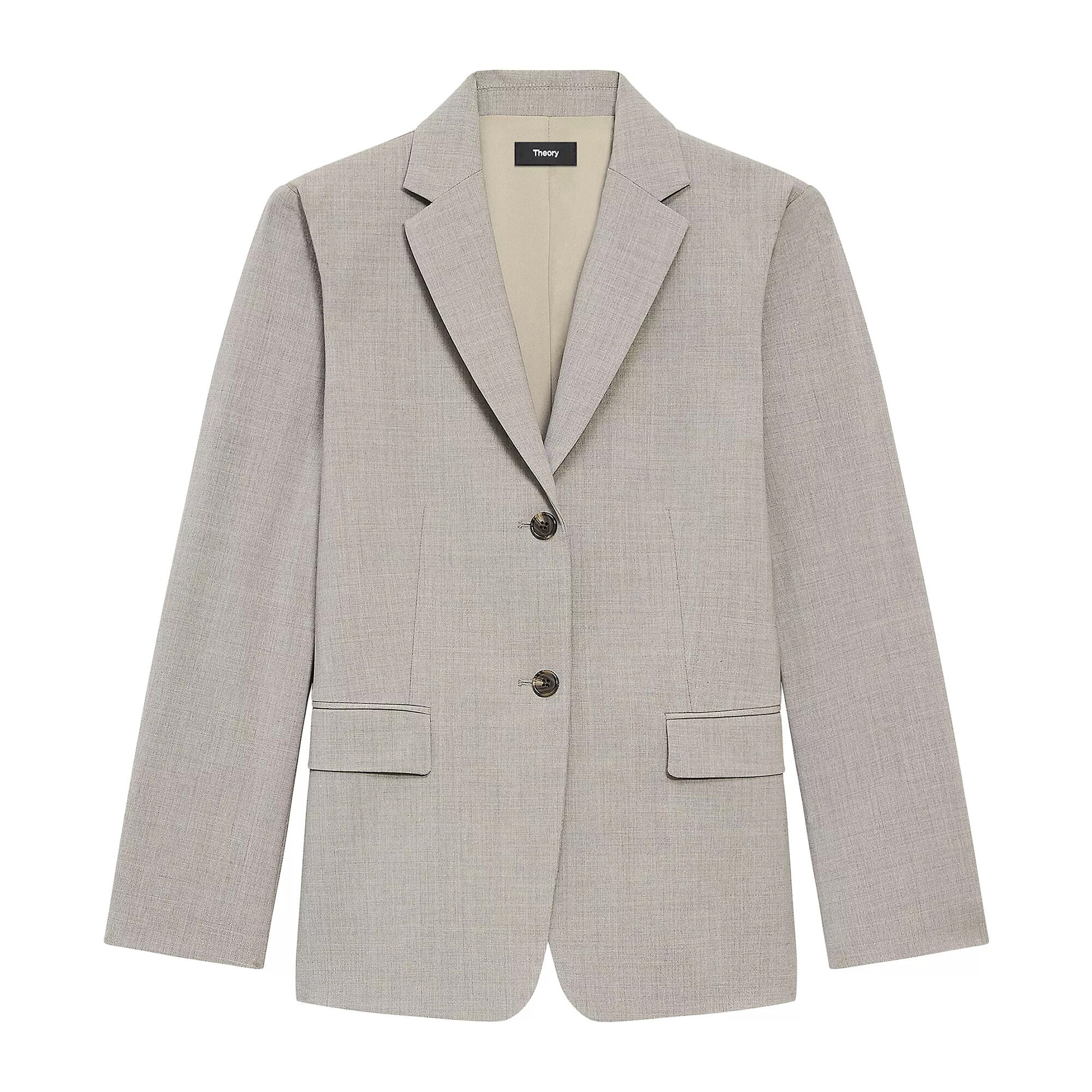 Traceable Wool Slim Blazer