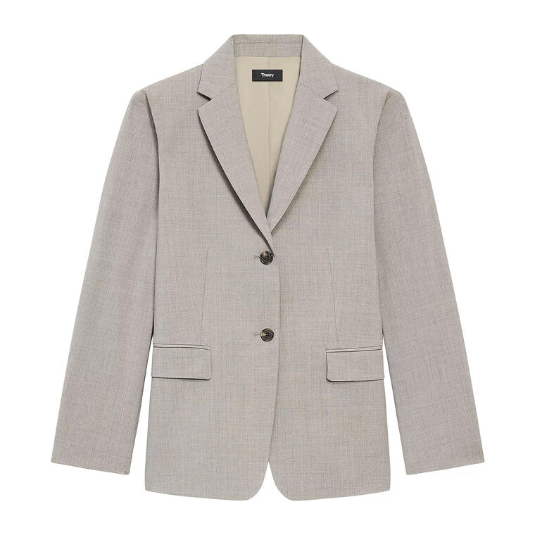 Traceable Wool Slim Blazer image number null