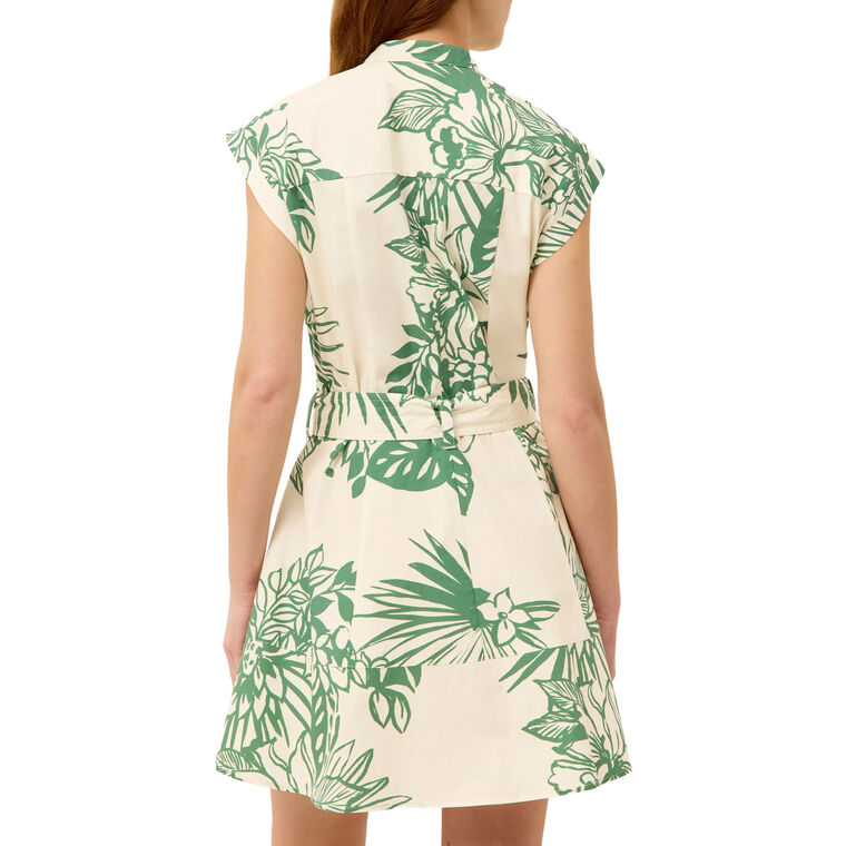 Maia Sleeveless Belted Mini Dress image number null