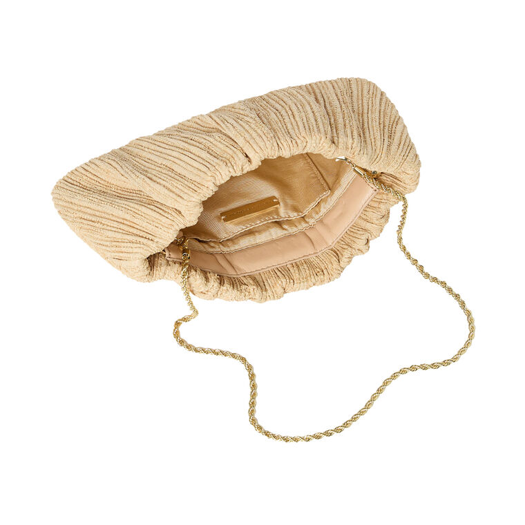 Brit Flat Pleated Clutch image number null