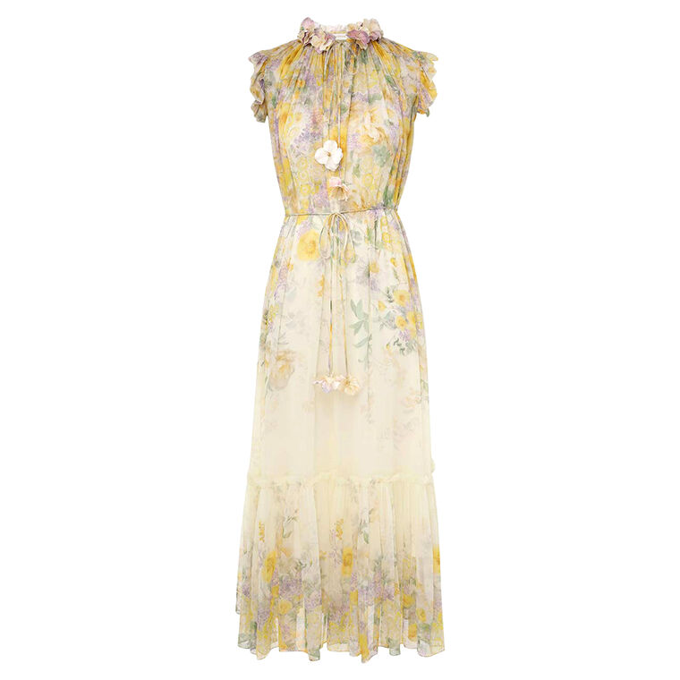 zimmermann harmony midi dress Zimmermann Harmony Asymmetric Midi Dress