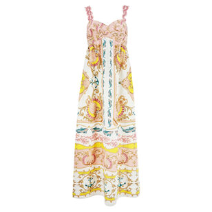 Maritime Magic Sleeveless Maxi Dress