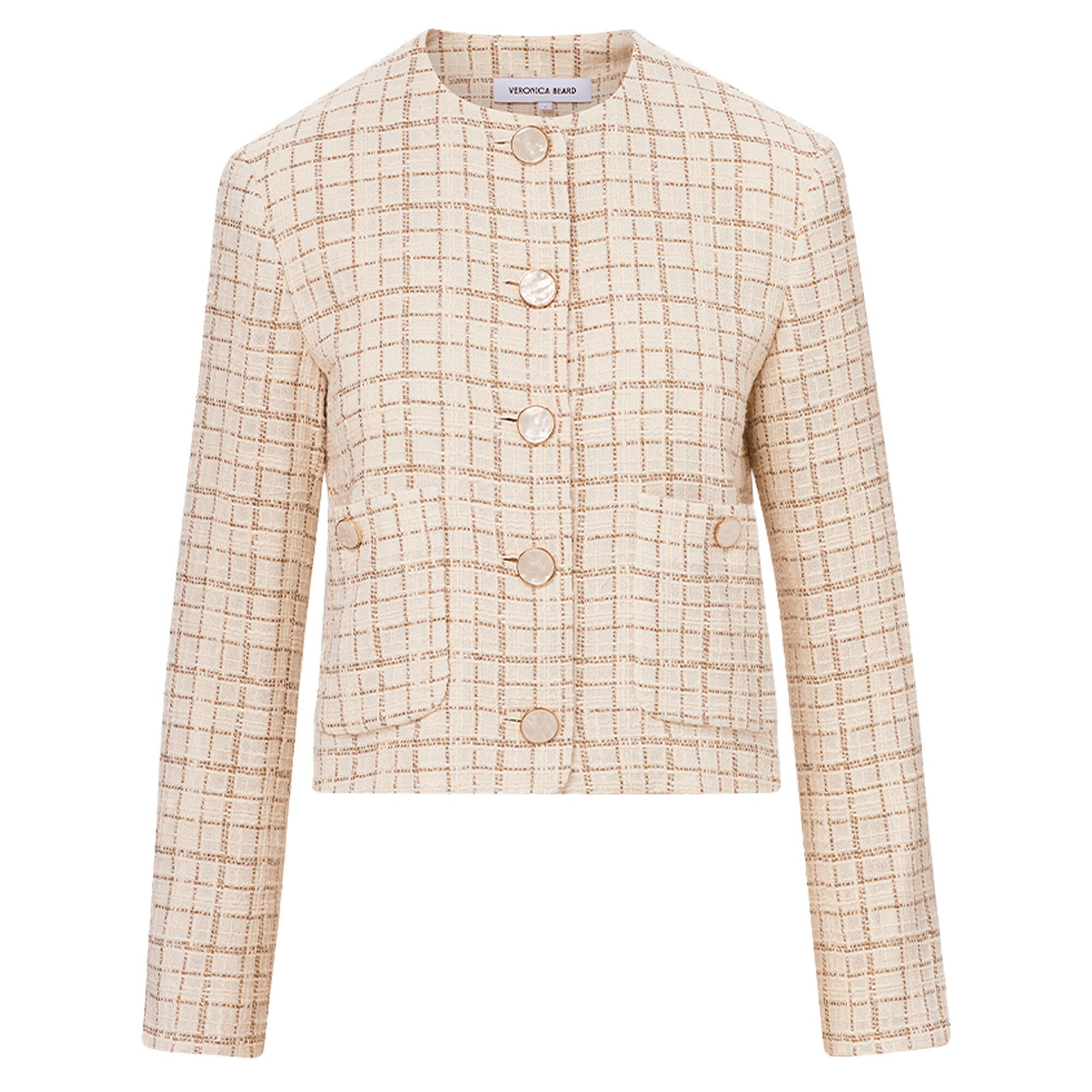 Andrea Metallic Tweed Jacket