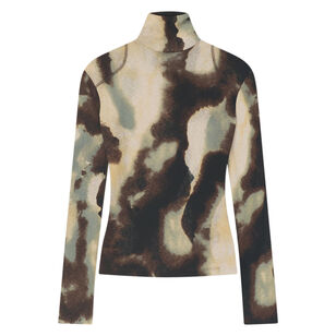 Nayeli Long Sleeve Mesh Jersey Top