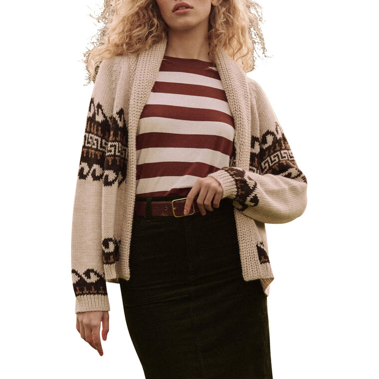 The Greek Key Lodge Cardigan image number null