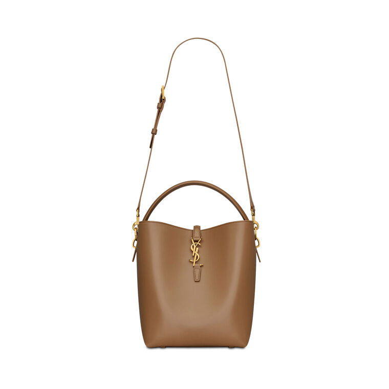 Le 37 Shiny Leather Bucket Bag image number null