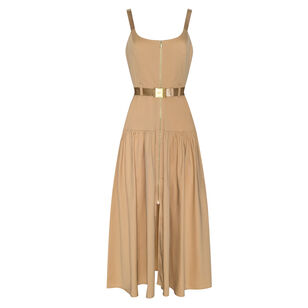Rima Sleeveless Belted Maxi Dress