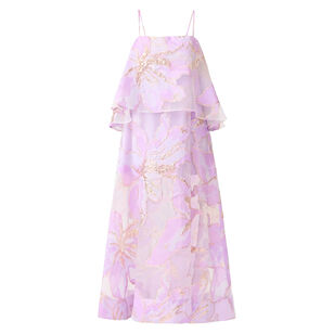 Elysia Sleeveless Tiered Gown