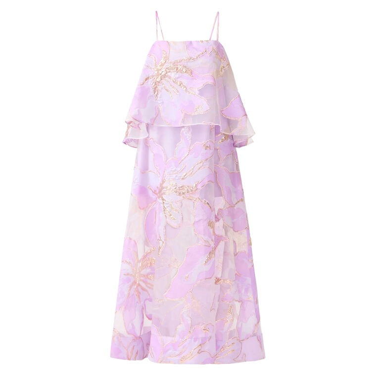Elysia Sleeveless Tiered Gown image number null