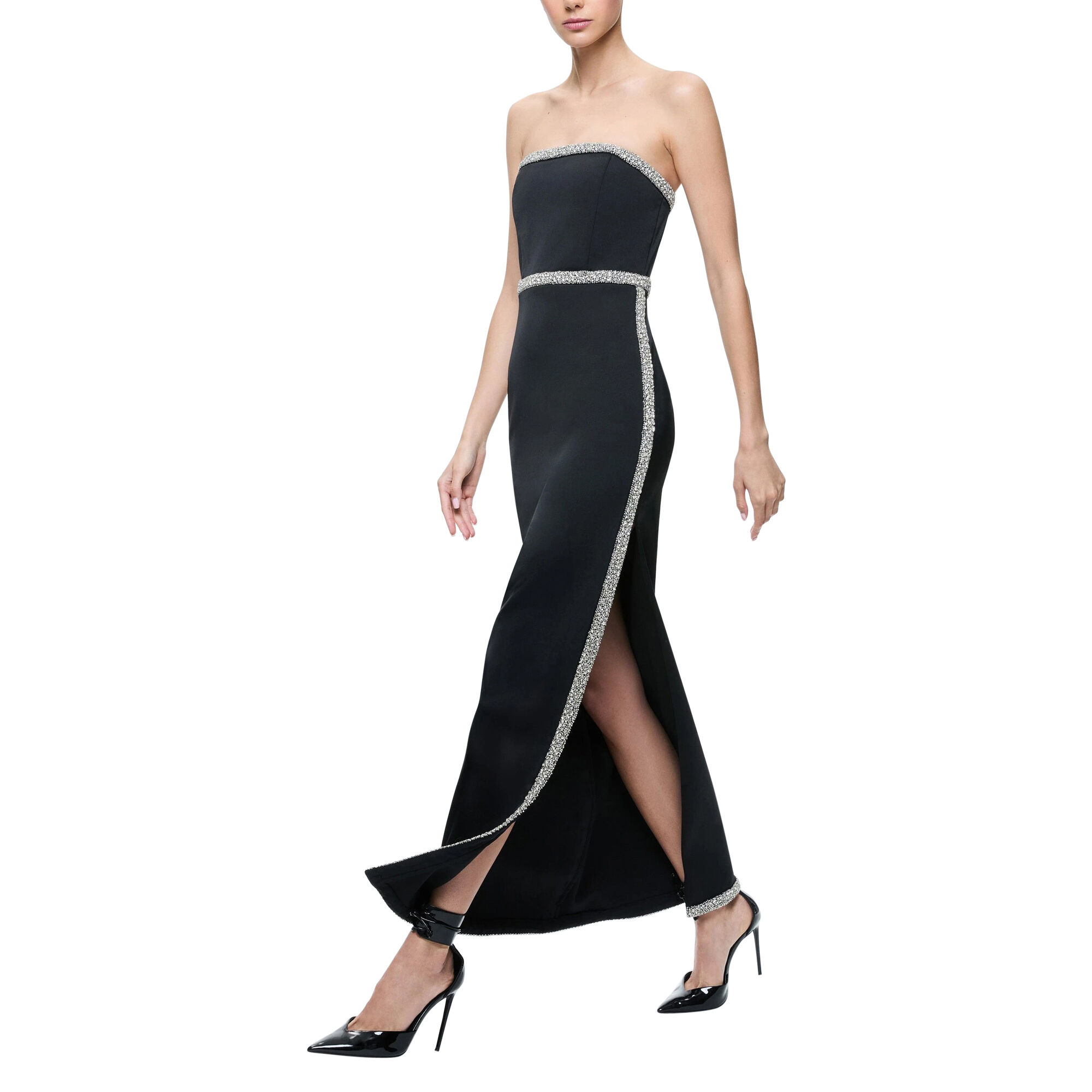 Racing stripe dress top