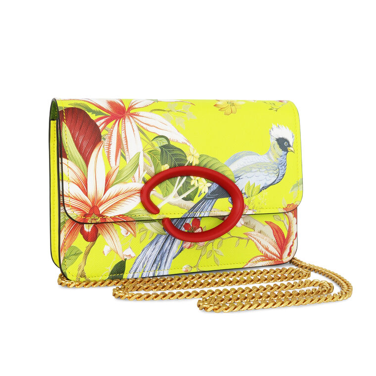 Flora and Fauna Printed O Pochette image number null