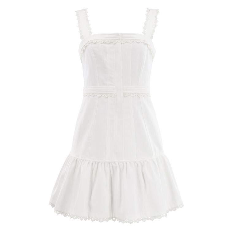 Vineyard Lace Sleeveless Mini Dress image number null