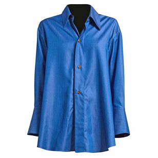 Drift Long Sleeve Denim Wrap Shirt