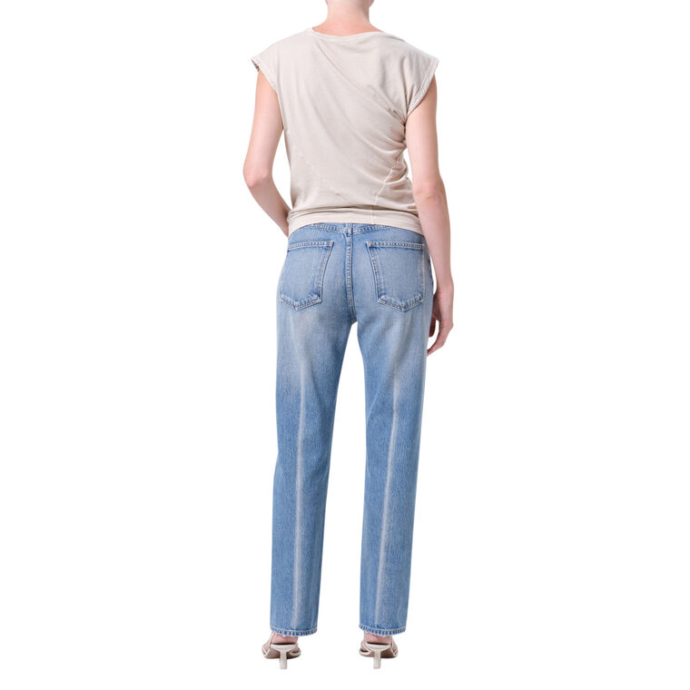 Lana Relaxed Fit Straight-Leg Jean image number null