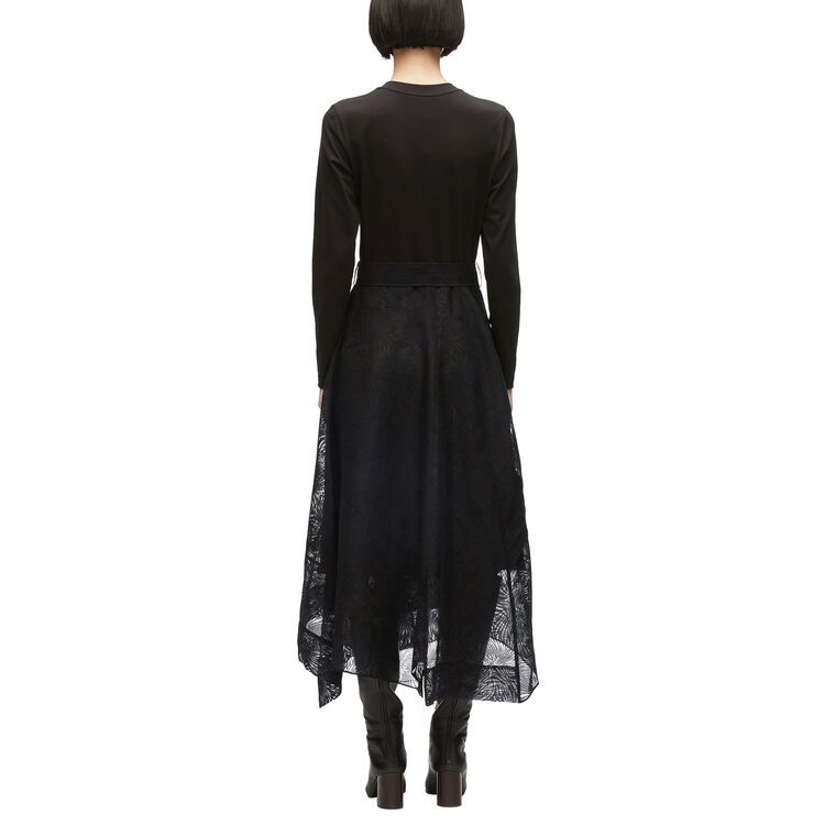 Long Sleeve T-Shirt Combo Dress image number null