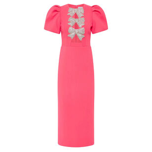 Posey Puff Sleeve Midi Dress