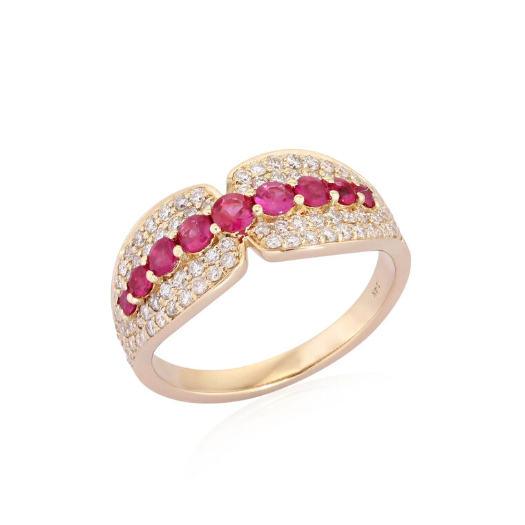 Albi Ruby And Diamond Ring image number null