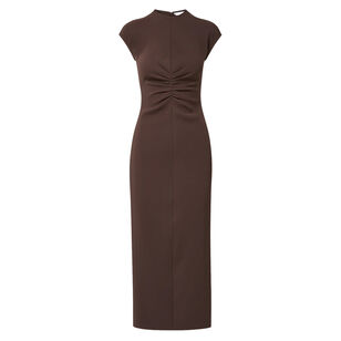 June Ruched Midi Dress