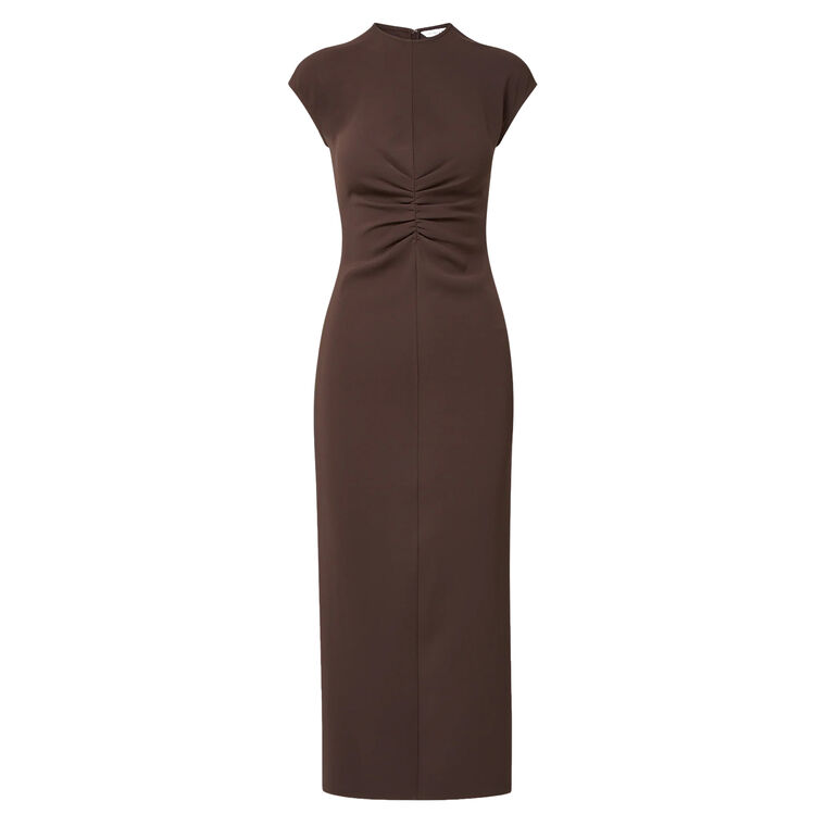 June Ruched Midi Dress image number null