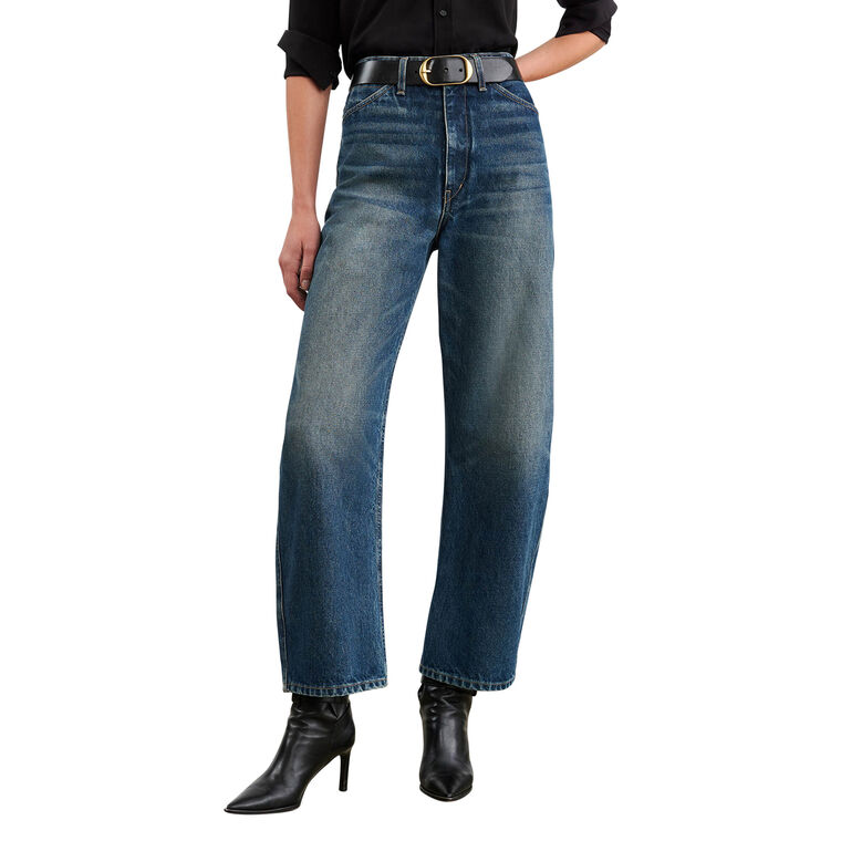 Otis High Rise Barrel Leg Jean image number null