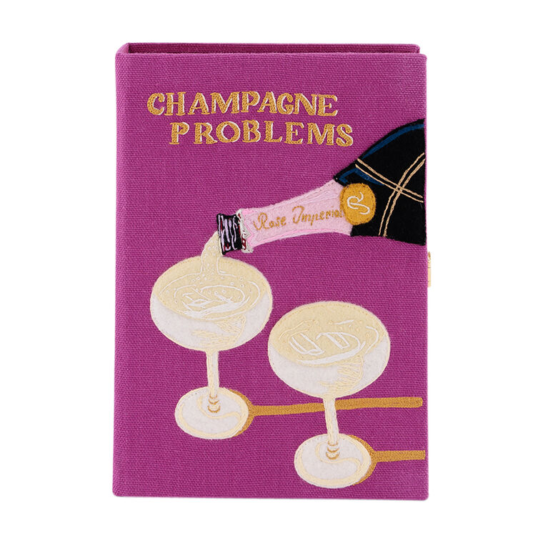 Champagne Problems Book Clutch image number null