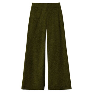 Pull On Wide Leg Knit Pant