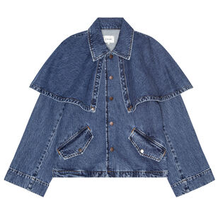 The Denim Cape Jacket