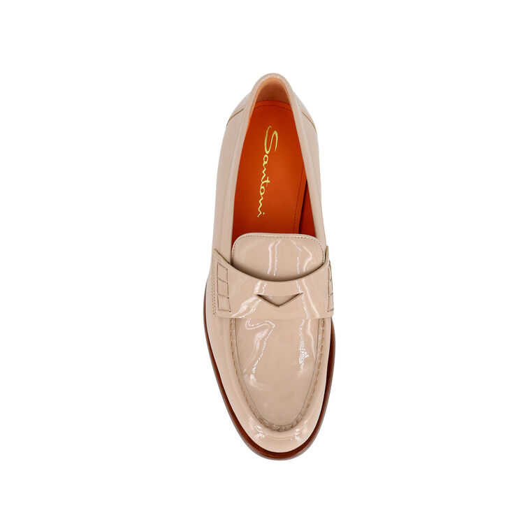 Burnished Leather Loafers image number null