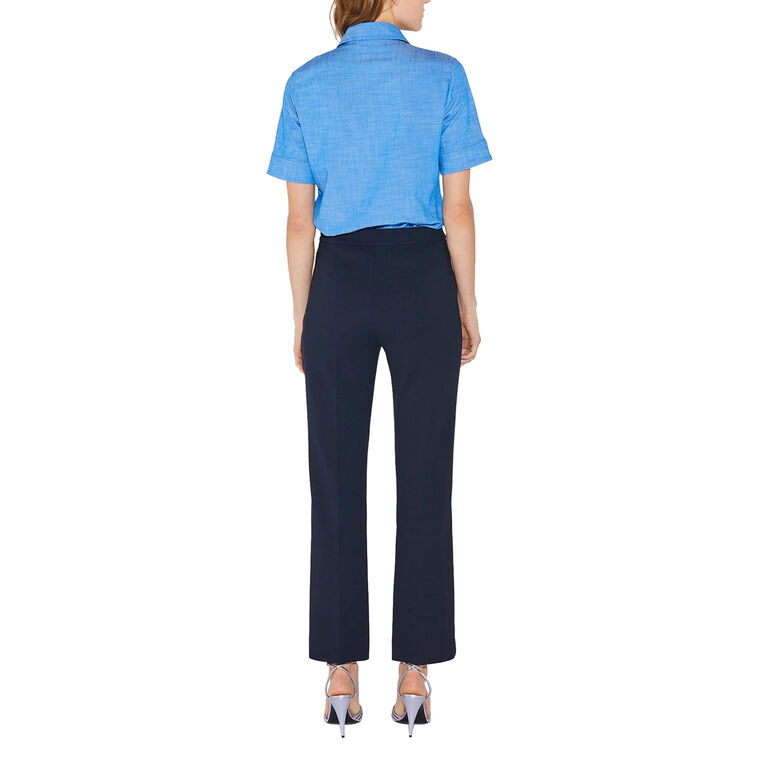 Lola High Rise Side Zip Flared Ankle Pant image number null