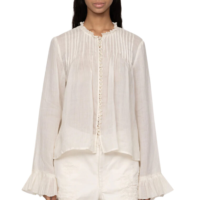 Thalia Ramie Blouse image number null