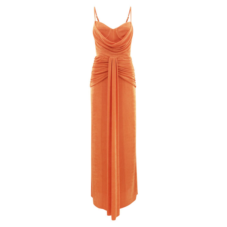 Radiant Jersey Bustier Gown image number null