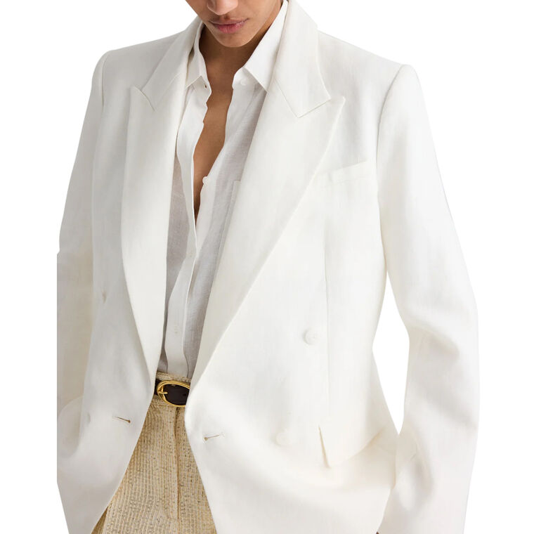 Harper Linen Blazer image number null