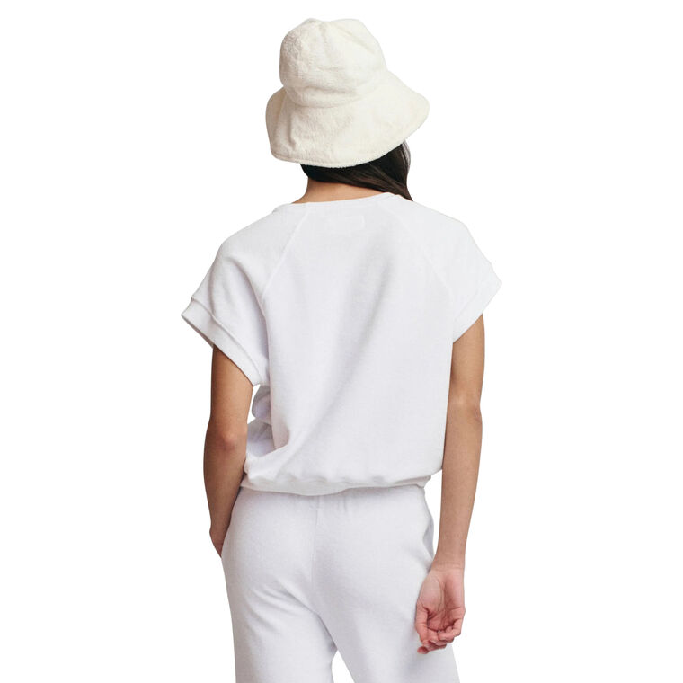 Micro Terry Wedge Sweatshirt image number null