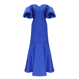 Sweetheart Off The Shoulder Puff Sleeve Gown