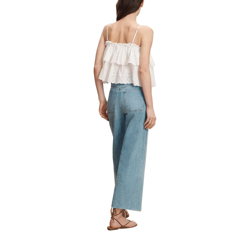 Oseanna Eyelet Poplin Camisole image number null