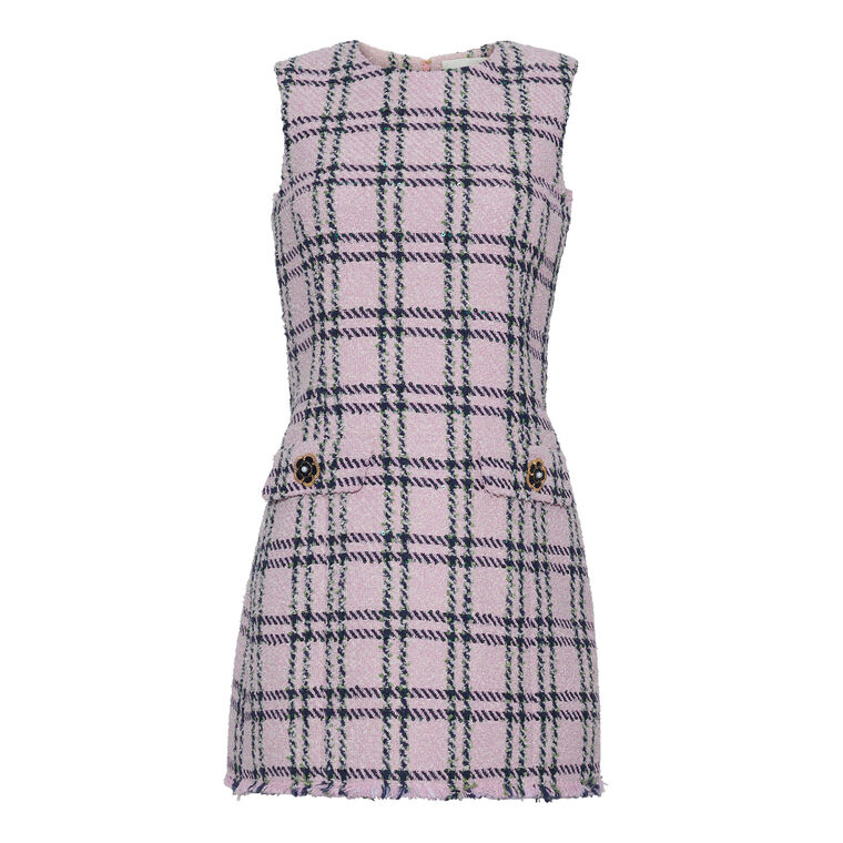 Posie Sleeveless Boucle Mini Dress image number null