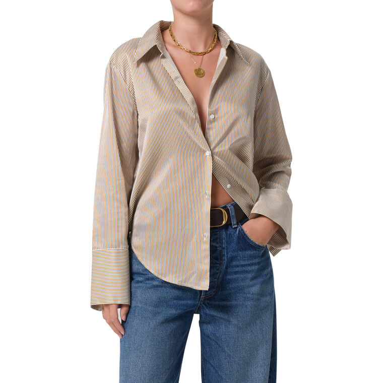 Camilia Long Sleeve Button-Up Shirt image number null