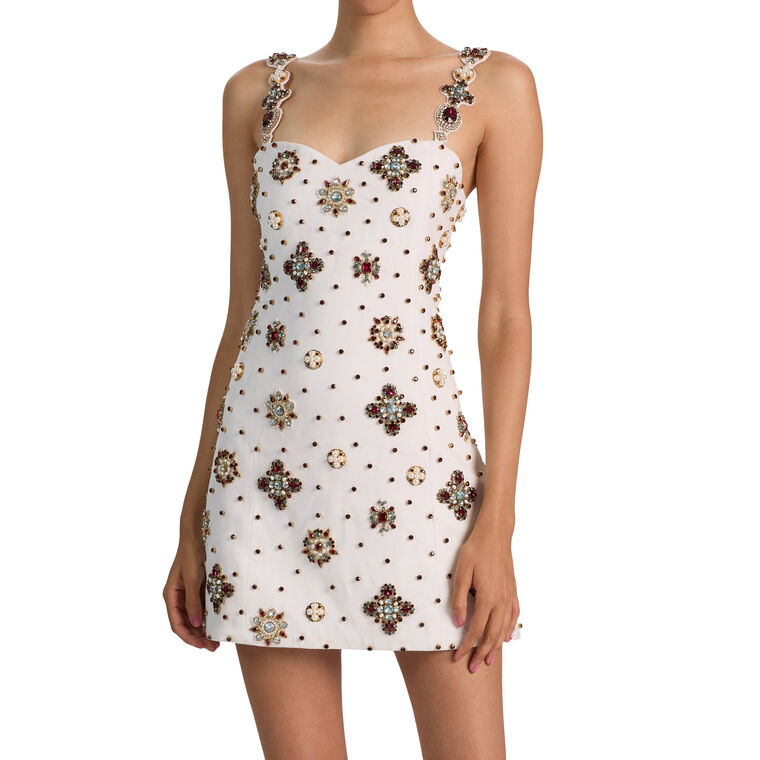 Emilienne Embellished Mini Dress image number null