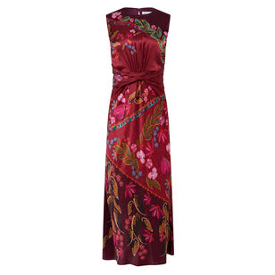 Gwen Sleeveless Bias Cut Midi Dress