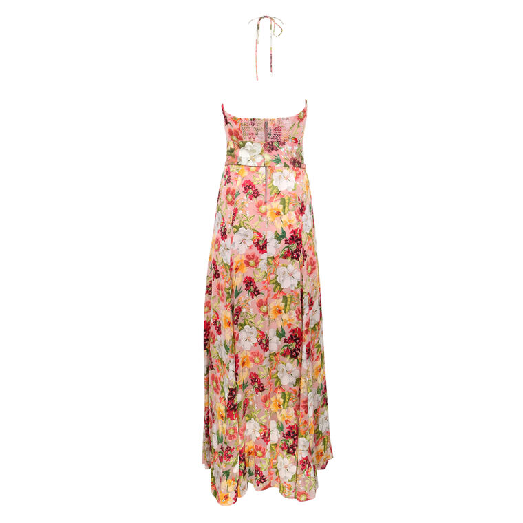 Dita Tie Neck Halter Dress image number null
