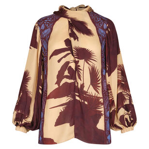 Intricate Island Long Sleeve Top