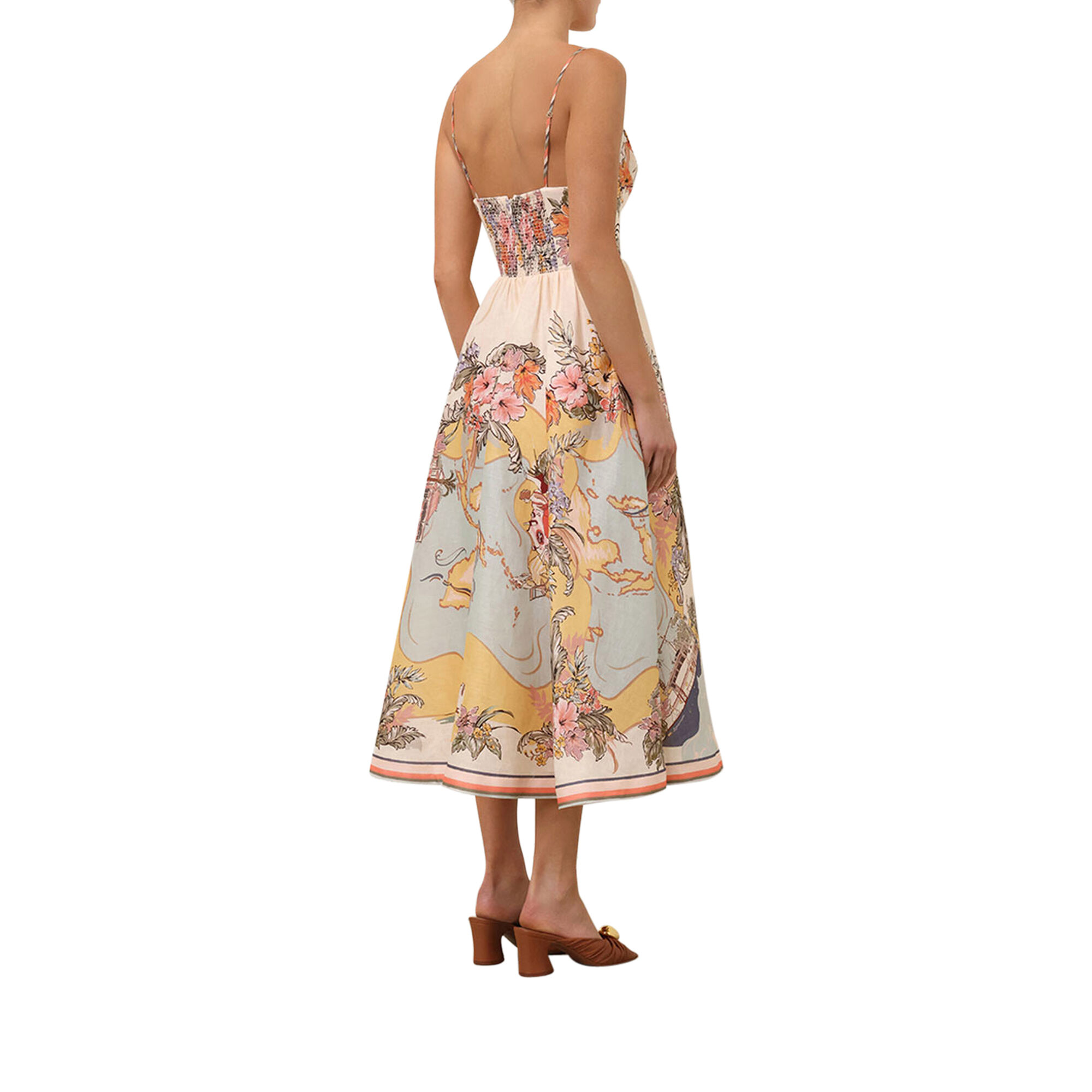 【Zimmermann】TALLOW TUCKED BODICE DRESS タックボディス Tallow Tucked Bodice Dress