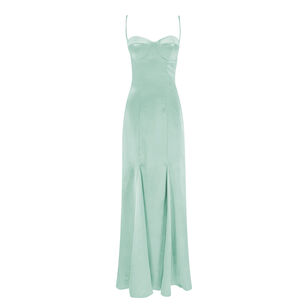 Opus Sleeveless Satin Gown