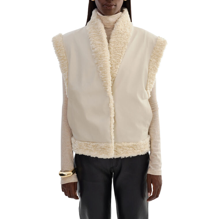 Reversible Sherpa Vest image number null