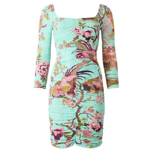 Lycra Jersey Rouched Mini Dress
