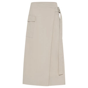 Utility Maxi Wrap Skirt